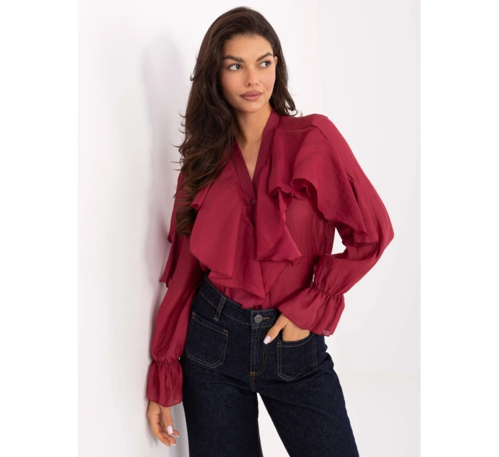 Bluzka MI BZ model 21393085 bordowy - FPrice