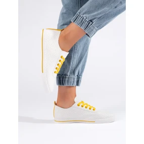 Designové  tenisky bílé dámské