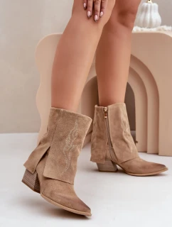 Boty na podpatku  model 203869 Step in style