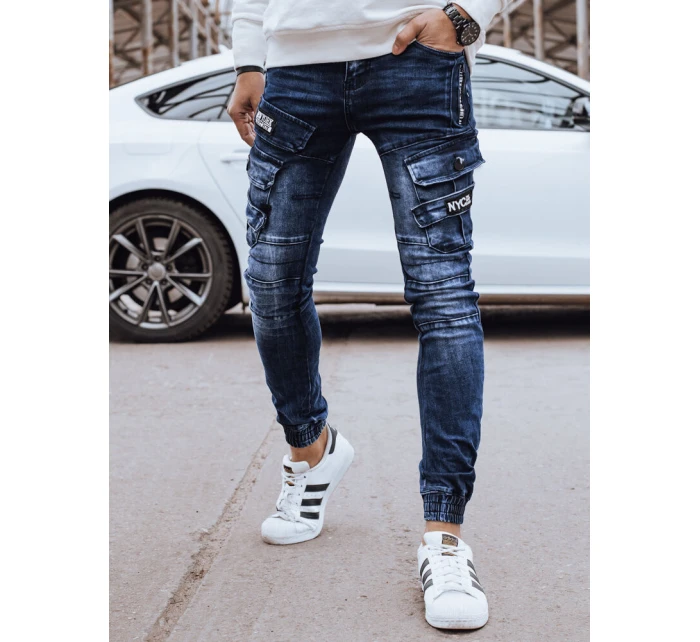 Pánské džínové bojové kalhoty modré Dstreet model 21976786 - FashionStreet
