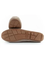 Wrangler pánské polobotky mokasíny Maifield Suede z přírodní kůže béžové barvy