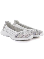 Dámská kožená otevřená bílá obuv S.Barski 7036 Dámská kožená otevřená bílá obuv S.Barski 7036