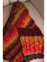 Komin dámský vlněný měkký šátek na fialový model 21865172 - K-Fashion Komin dámský vlněný měkký šátek na fialový model 21865172 - K-Fashion