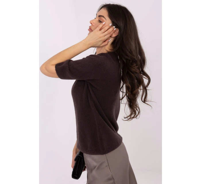 Svetr s krátkým rukávem model 221596 Italy Moda Svetr s krátkým rukávem model 221596 Italy Moda