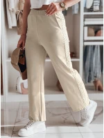 Dámské široké žebrované kalhoty  Dstreet model 21985782 - FashionStreet