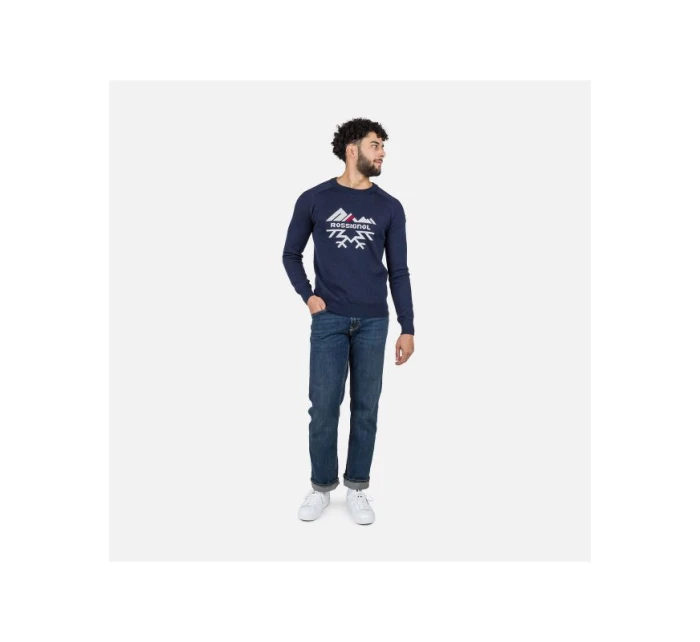 Rossignol Alpine Half Zip Sweater námořnická modrá