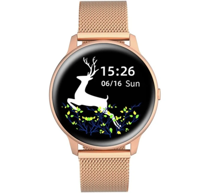Dámské hodinky SMARTWATCH G.Rossi SW015-4 Pink Gold Dámské hodinky SMARTWATCH G.Rossi SW015-4 Pink Gold