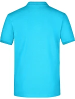 Daiber JN 710 Pánské elastické piqué polo 02.0710 turquoise