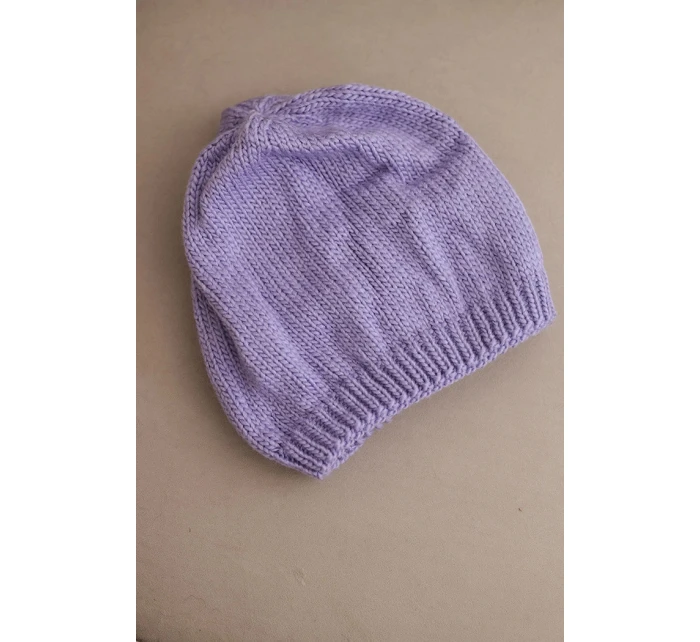 Čepice s rolováním Magda K293 camel