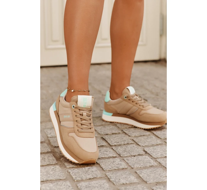 Dámské Semišové Tenisky Big Star RR274A048 HI-POLY SYSTEM Tmavě béžové Dámské Semišové Tenisky Big Star RR274A048 HI-POLY SYSTEM Tmavě béžové