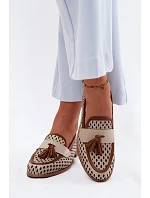 Kožené Ažurové Mokasíny Dámské model 22133515 - Maciejka