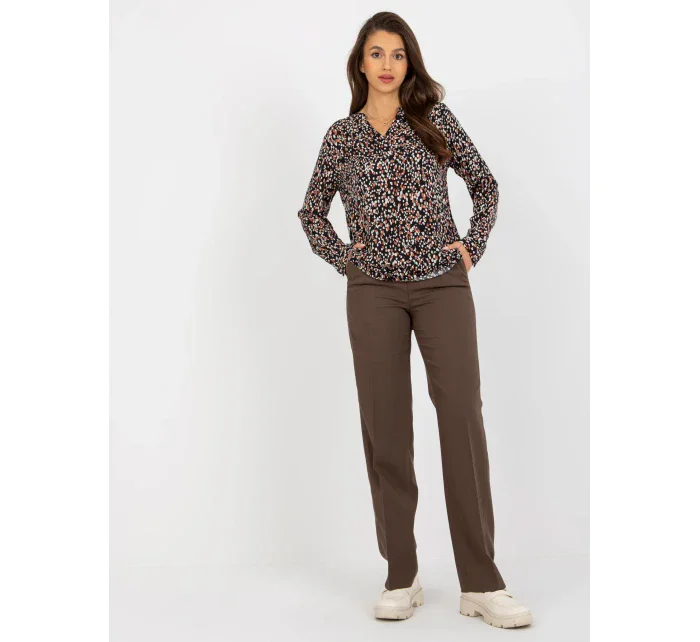 Halenka D73771M11081A černá a béžová