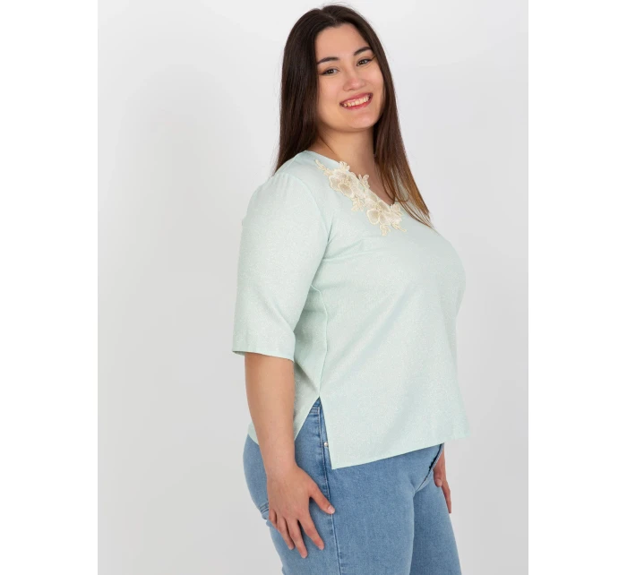 Bluzka LK BZ model 18617585 mietowy - FPrice