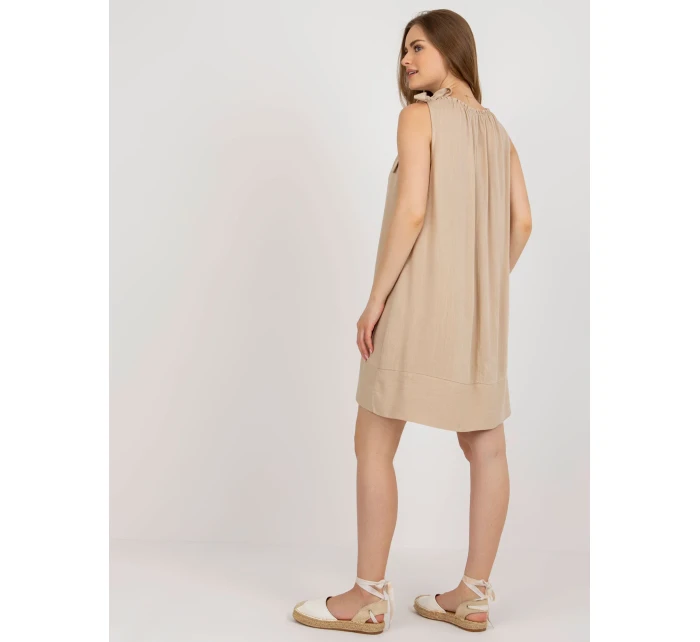 TW SK BI 89923 šaty.29 béžová TW SK BI 89923 šaty.29 béžová