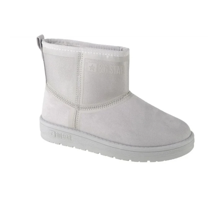 Dámské sněhové boty model 21784952 Světle šedá - Big Star