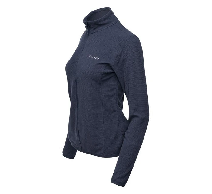 Dámská fleecová mikina Damis II FULL ZIP W 92800621589 tmavě modrá  - Hi-Tec