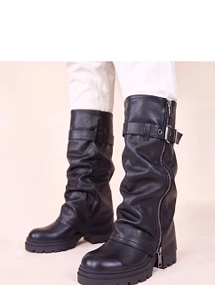 Kozačky na podpatku  model 230773 Solea