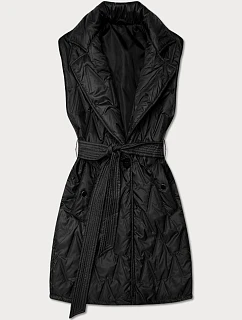 kamizelka z paskiem Goodlookin czarna model 22037904 - S'WEST