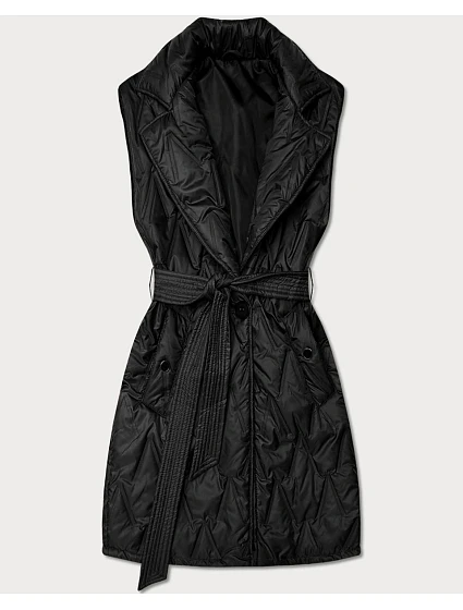 kamizelka z paskiem Goodlookin czarna model 22037904 - S'WEST