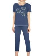 Dámské pyžamo model 19584236 dark blue plus - Regina
