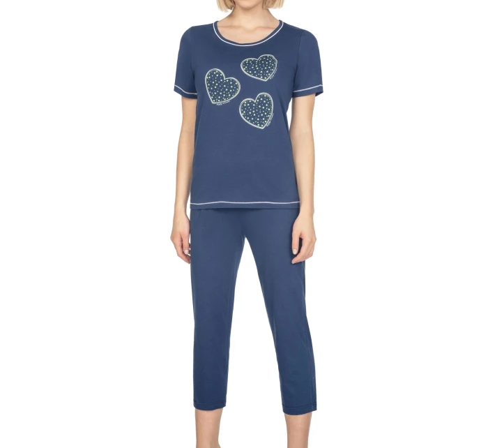 Dámské pyžamo model 19584236 dark blue plus - Regina