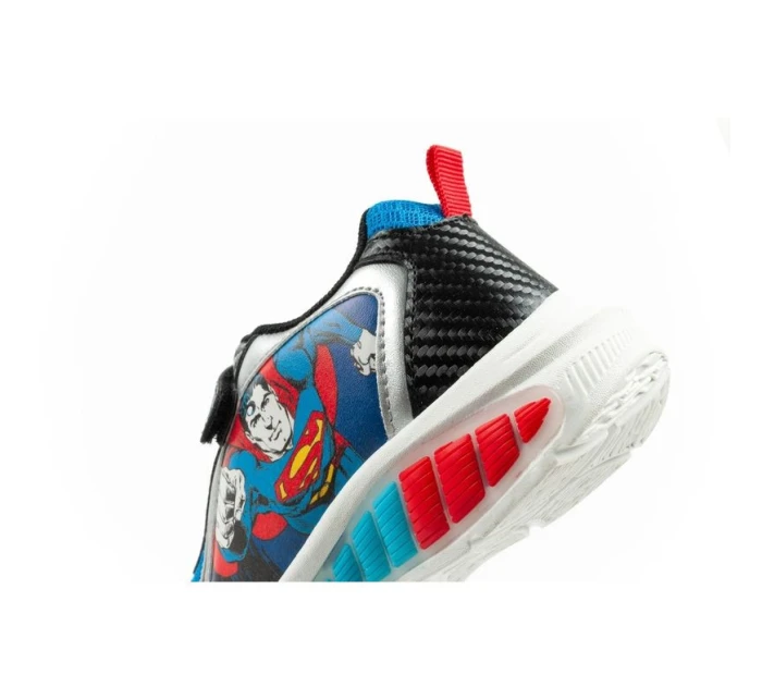 Leomil dětské sportovní boty tenisky pro chlapce Superman LED