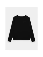 Dámské oversize hladké tričko s dlouhým rukávem model 21432174 - 4F