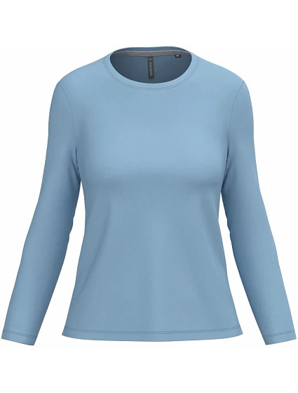 Kariban K 383 Dámské tričko s dlouhým rukávem 20.K383 sky blue