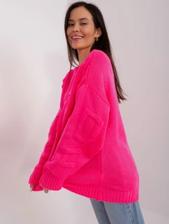 Sweter BA SW model 21055323 fluo różowy - FPrice
