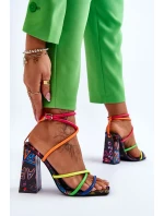 Módní sandály na vysokém podpatku Vícebarevné Josette