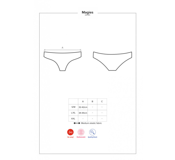 Unikátní kalhotky Megies panties - Obsessive