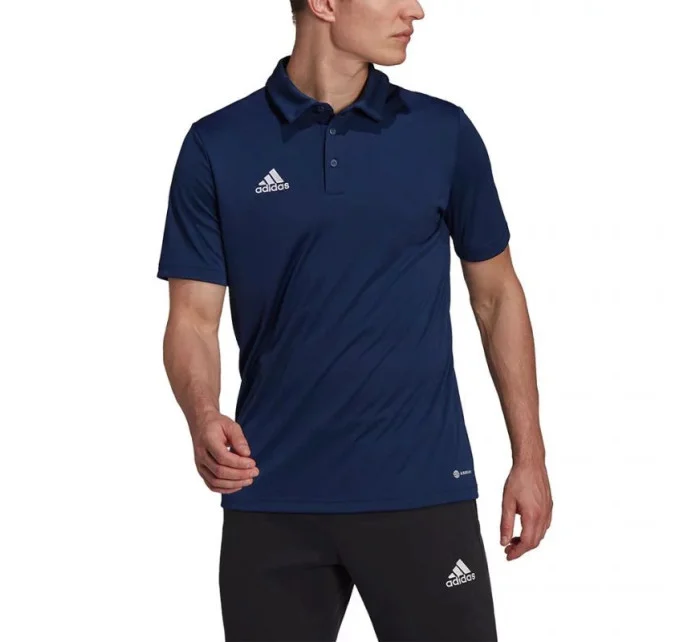 Pánské polo tričko Entrada 22 Polo M H57487 Tmavě modrá - Adidas Pánské polo tričko Entrada 22 Polo M H57487 Tmavě modrá - Adidas