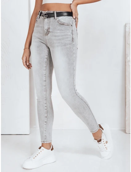 Dámské šedé džíny FashionStreet UY2802