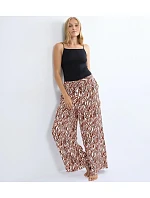 SUMMER SATIN - dlouhé široké kalhoty ze saténu Triumph SUMMER SATIN - dlouhé široké kalhoty ze saténu Triumph