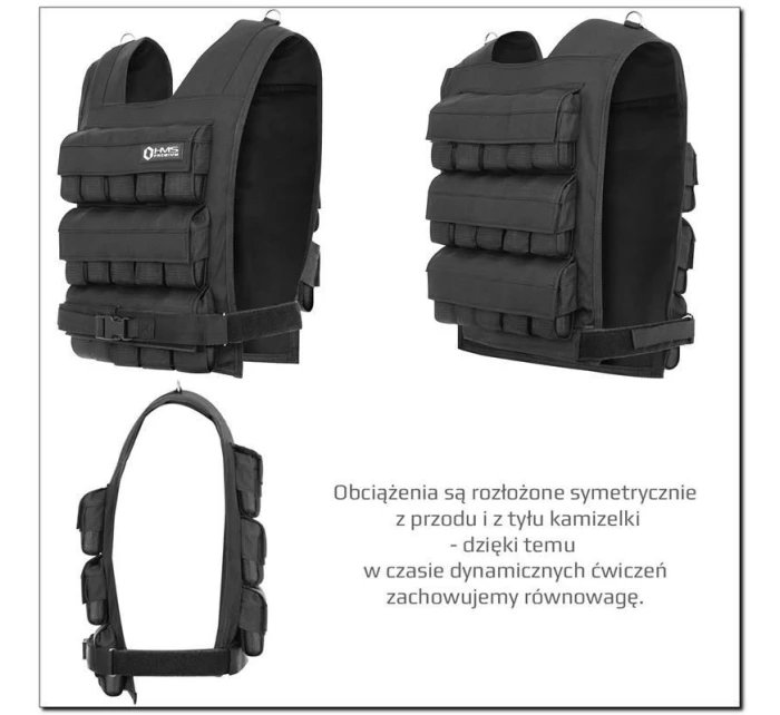 Tréninková vesta s 30kg zátěží z Cordury HMS KTO30