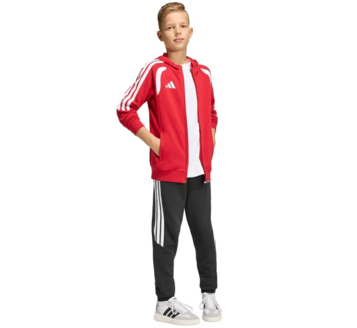 Adidas Tiro 26 League Dětská mikina bez knoflíků červená KF9101 Adidas Tiro 26 League Dětská mikina bez knoflíků červená KF9101