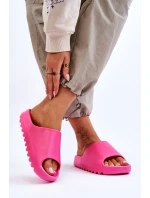 Módní pantofle na platformě Fuchsie Estella Módní pantofle na platformě Fuchsie Estella