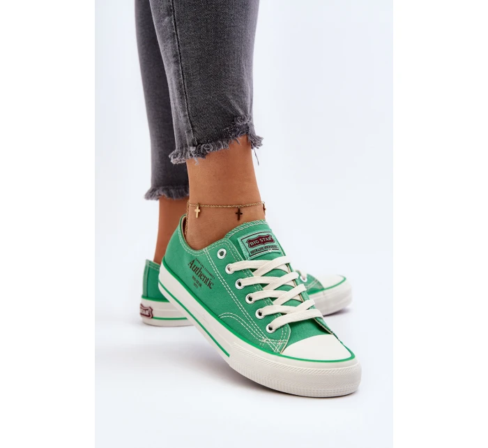 Dámské tenisky Big Star model 21649577 Zelené - Big Star Shoes Dámské tenisky Big Star model 21649577 Zelené - Big Star Shoes