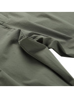 Pánské kalhoty s impregnací a odepínatelnými noh. ALPINE PRO NESC olivine