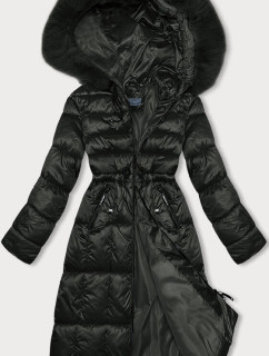 Vypasovaná dámská zimní bunda S'west v army barvě (B8207-11)