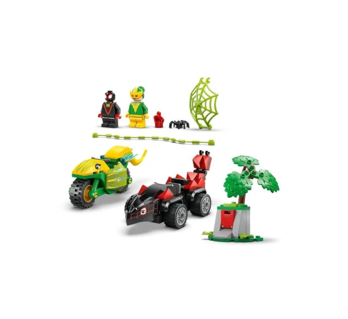 LEGO MARVEL SUPER HEROES 11198 Spinovo pronásledování Electra v dinopojezdech