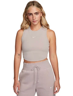 Dámské tričko Nike Sportswear Chill Knit beige FB8279 019