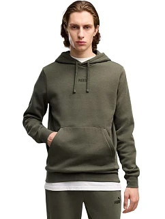 Pánská mikina Puma ESS Small No.1 Logo Hoodie khaki 692914 86