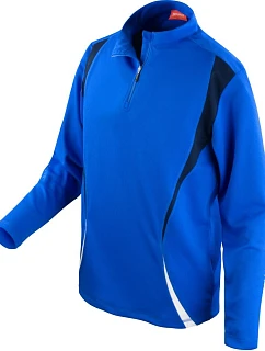 Spiro S 178X Tréninkový top s "1/4" zip s dlouhým rukávem 29.178X royal/navy/white
