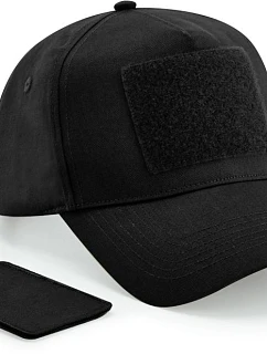 B 638 5 panelová čepice s nášivkou model 22482071 black - Beechfield