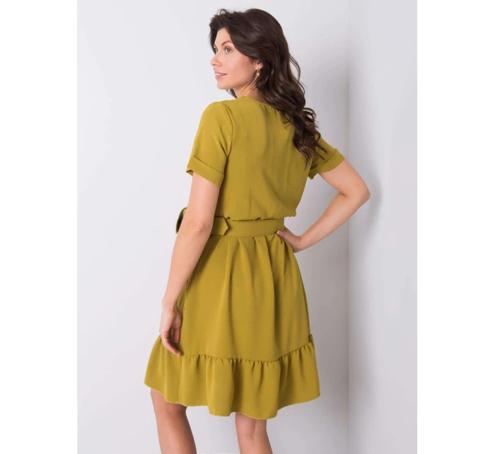 Šaty DHJ SK 13078.31P olivový Šaty DHJ SK 13078.31P olivový