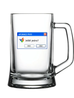 APLIKACE PIVO - pivní sklenice 0,5 l