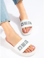 Pohodlné dámské nazouváky bílé bez podpatku Pohodlné dámské nazouváky bílé bez podpatku