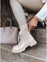Dámské kozačky HOLLYHOCK light beige FashionStreet ZY0370