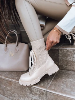 Dámské kozačky HOLLYHOCK light beige FashionStreet ZY0370